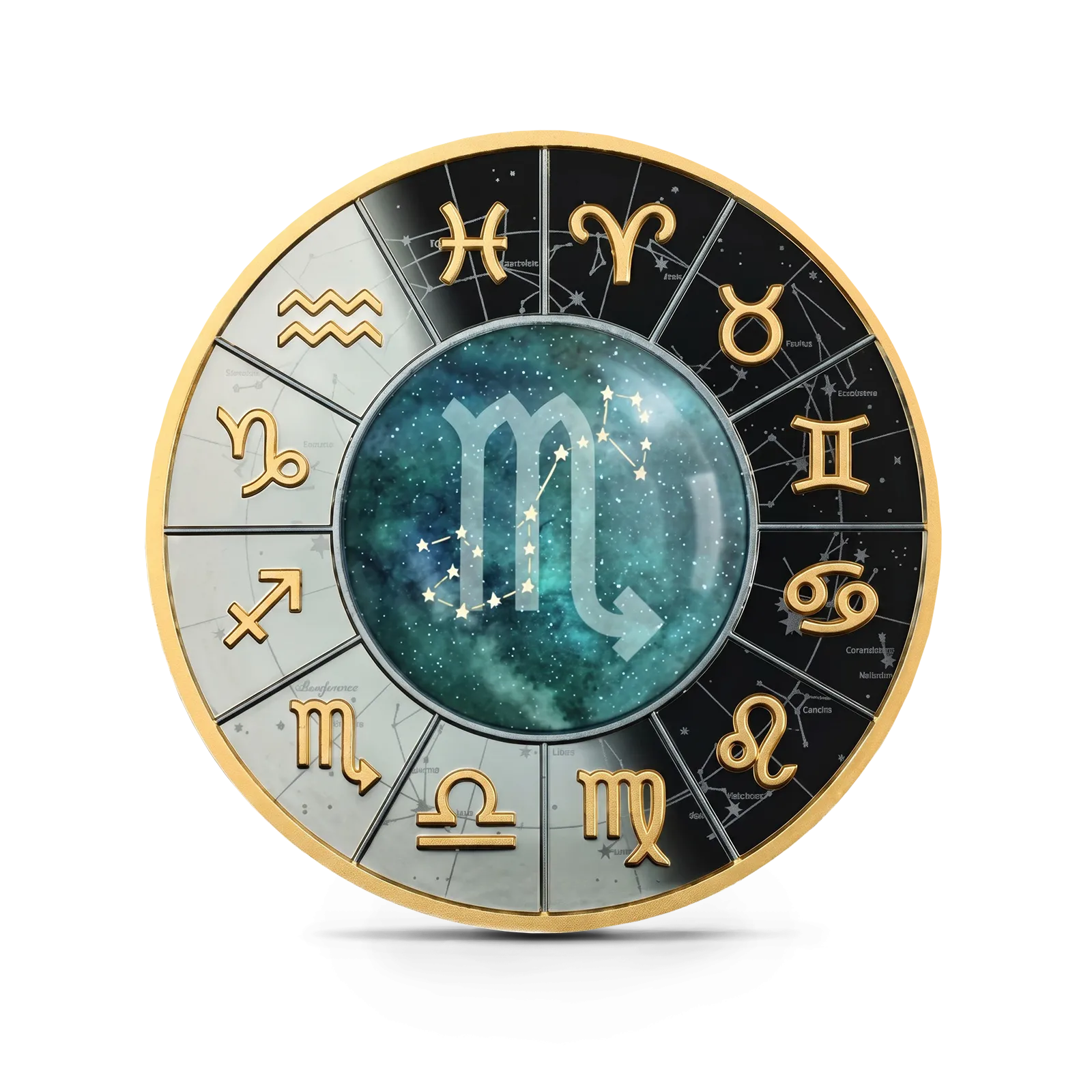 Монета "Скорпион",  2023 г., Серебро, 17,5 гр., проба 999, КАМЕРУН