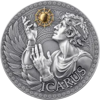 Монета «Икар», 2025 г., Серебро, 31,1 гр., проба 999, КАМЕРУН