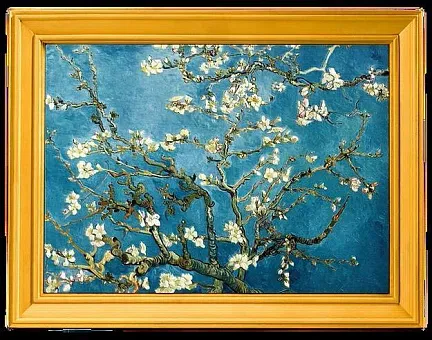 Монета «Цветок миндаля. Винсент ван Гог», 2022 г., Серебро, 62,2 гр., проба 999, ЧАД