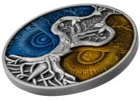 Монета «Таинственное дерево», 2024 г., Серебро, 62,2 гр., проба 999, НИУЭ