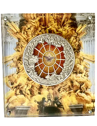 Монета «Собор Святого Петра»,  2016 г., Серебро, 311 гр., проба 999, ОСТРОВА КУКА