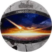 Монета «Кампо-дель-Сьело»,  2020 г., Железо метеоритное, 31,1 гр., проба 999, НИУЭ