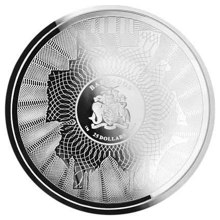 Монета «Достопримечательности мира»,  2024 г., Серебро, 1 000 гр., проба 999, БАРБАДОС