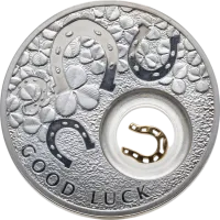 Монета «Подкова»,  2012 г., Серебро, 28,28 гр., проба 925, НИУЭ