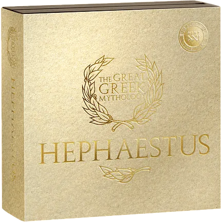 Монета «Гефест», 2023 г., Серебро, 93,3 гр., проба 999, КАМЕРУН