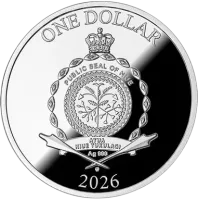 Монета "Ангел любви", 2026 г., Серебро, 17,5 гр., проба 999, НИУЭ