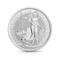 Монета "Британия (Чарльз III)", 2023 г., Серебро, 31,1 гр., проба 999, СОЕДИНЕННОЕ КОРОЛЕВСТВО