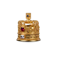 Монета "Корона 3D к 100-летию со дня рождения королевы Елизаветы II" 2026г., Серебро, 155,5г, Самоа