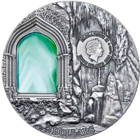 Монета "Тайна замка Пена",  2014 г., Серебро, 62,2 гр., проба 999, НИУЭ
