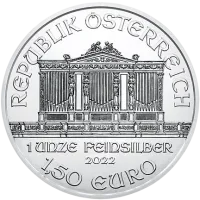 Монета «Венский Филармоникер», 2023 г., Серебро, 31,1 гр., проба 9999, АВСТРИЯ
