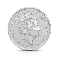 Монета "Британия (Чарльз III)", 2023 г., Серебро, 31,1 гр., проба 999, СОЕДИНЕННОЕ КОРОЛЕВСТВО