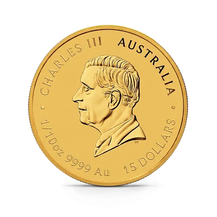 Монета "Год Лошади", 2026 г., Золото, 3,11 гр., проба 999.9, АВСТРАЛИЯ